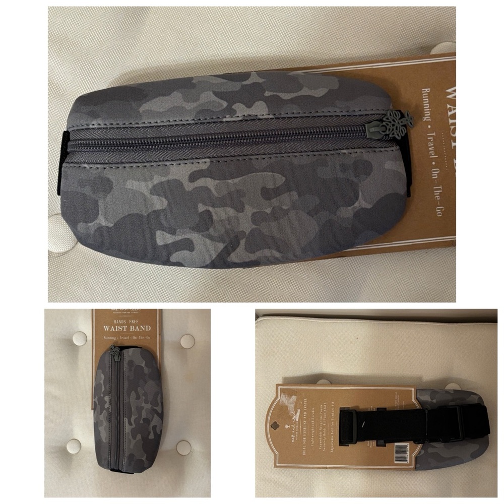 Oak and Reed Grey Camo Fanny Pack